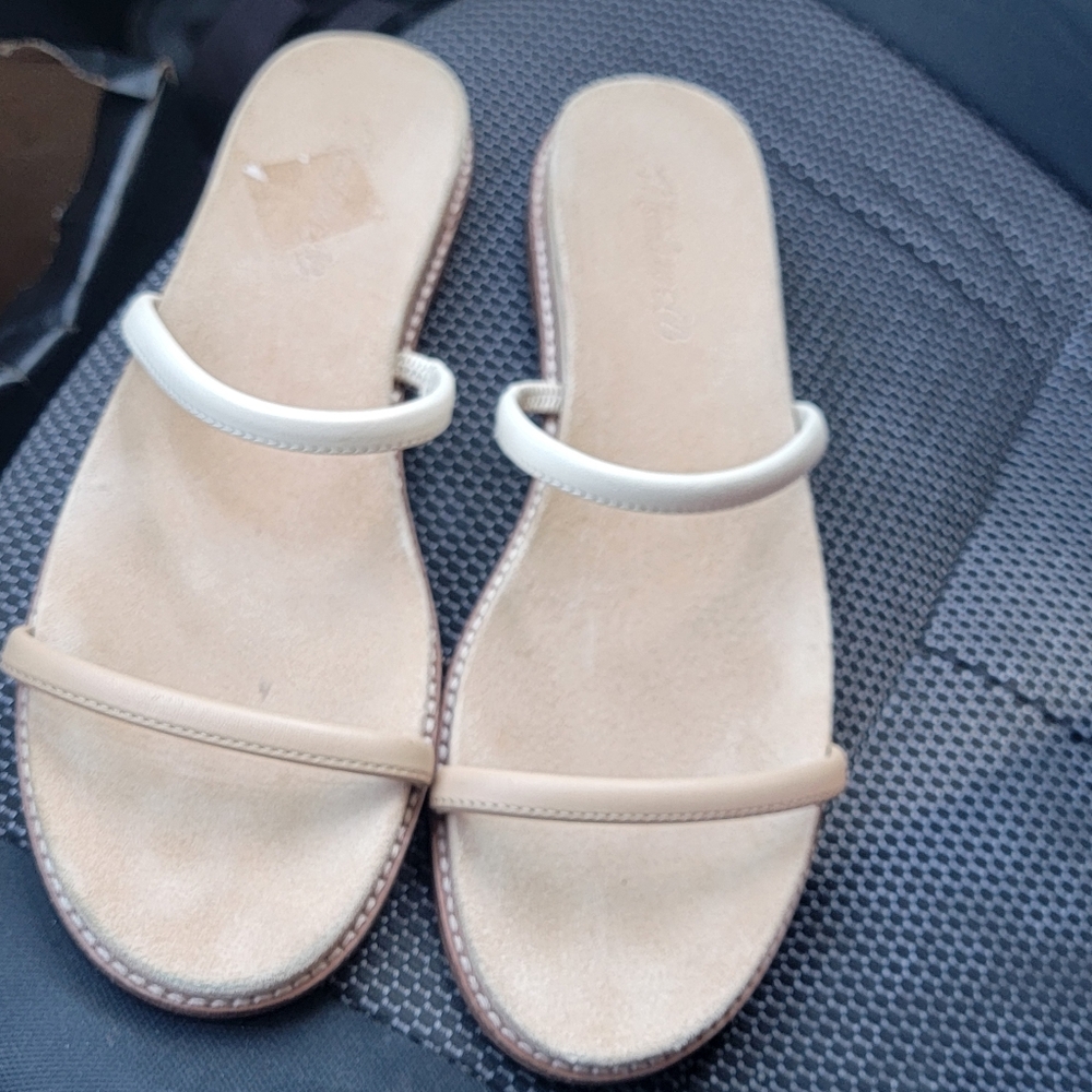 MADEWELL#7/12Women's Beige and White Sandals